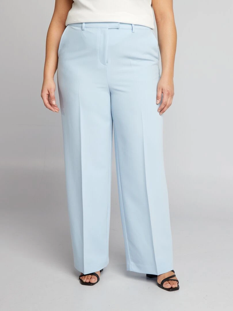 Pantalon de costume coupe large BLEU