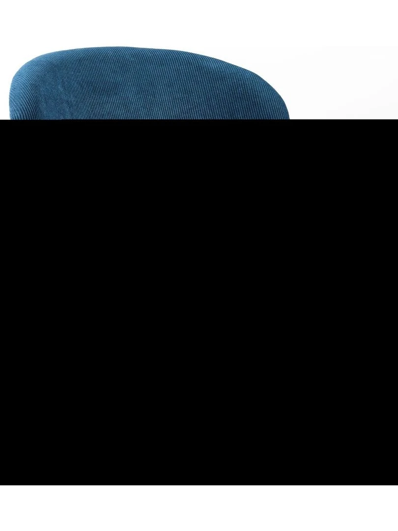 Fauteuil arrondi en tissu 'COZY' 'TODAY'   Bleu