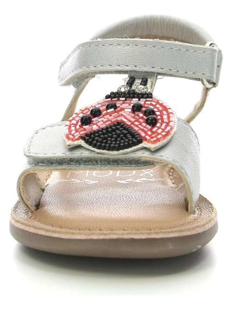 Sandales Cuir Cloonimals   Rouge
