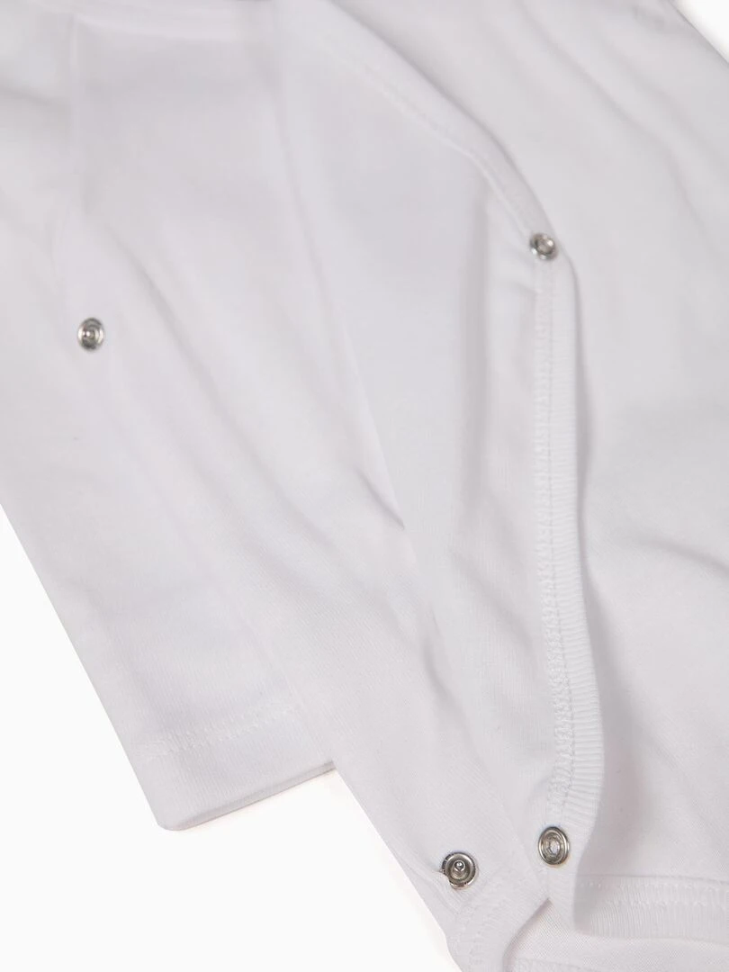 Ensemble manches longues essentials line 'Zippy'   Blanc