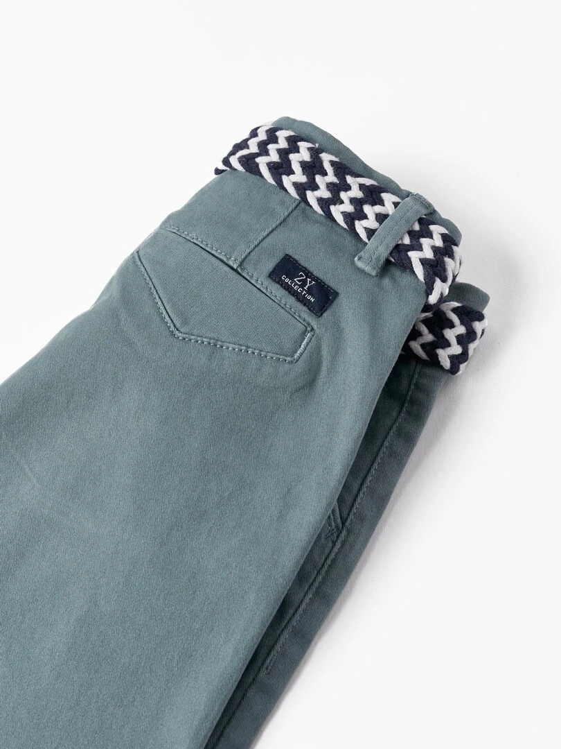 Shorts Midi avec Ceinture pour Garçon  ATLANTIC COMPANY   Bleu