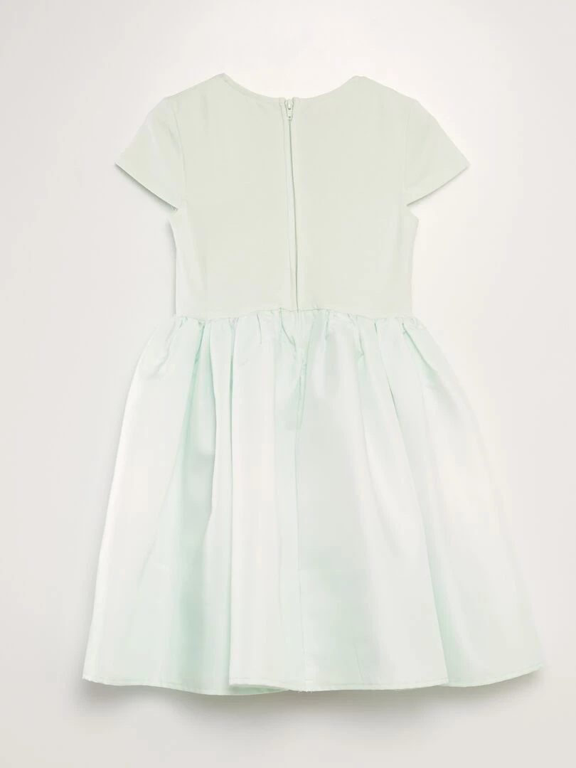 Robe évasée 'Bisounours'   Vert