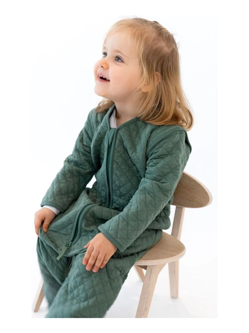 Bemini Gigoteuse  jambes séparables Pady quilted jersey   Vert