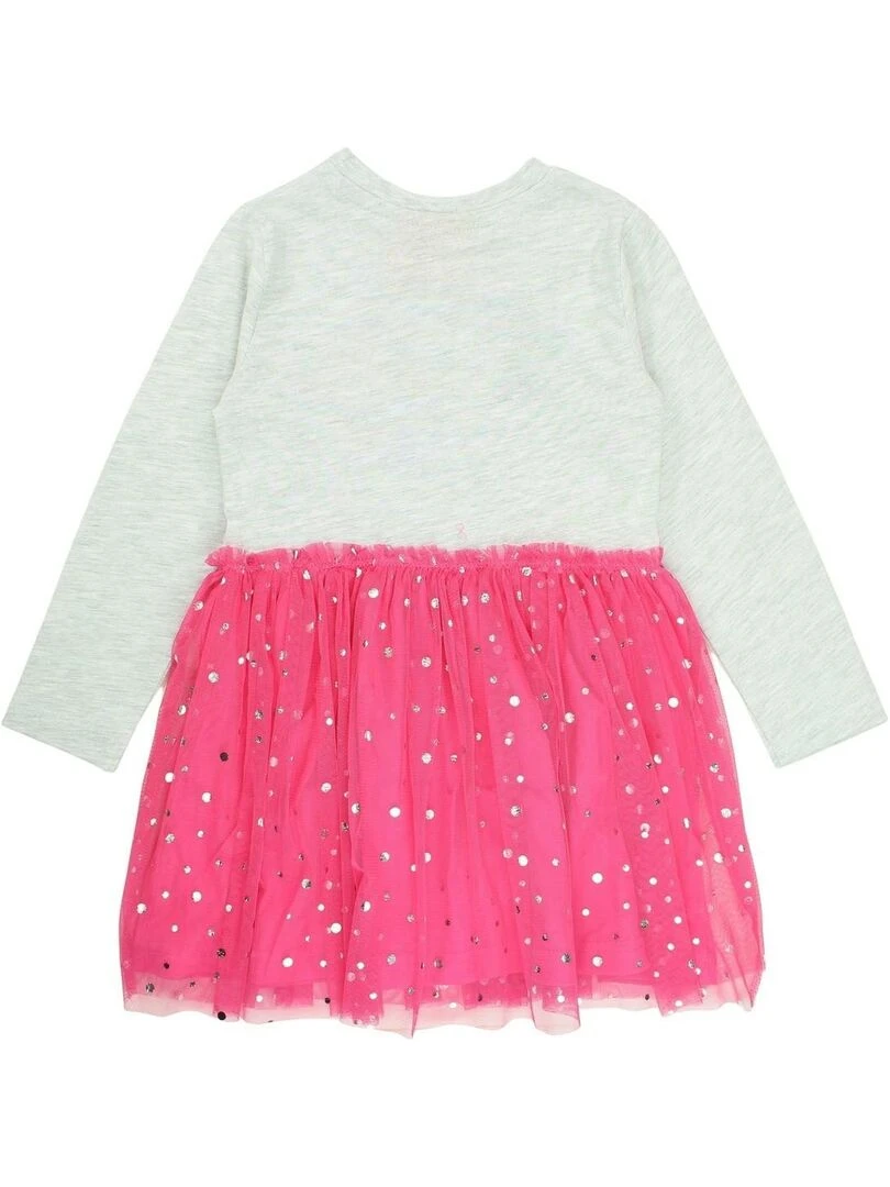 La Pat' Patrouille   Robe fille imprimé La Pat' Patrouille en coton   Rose