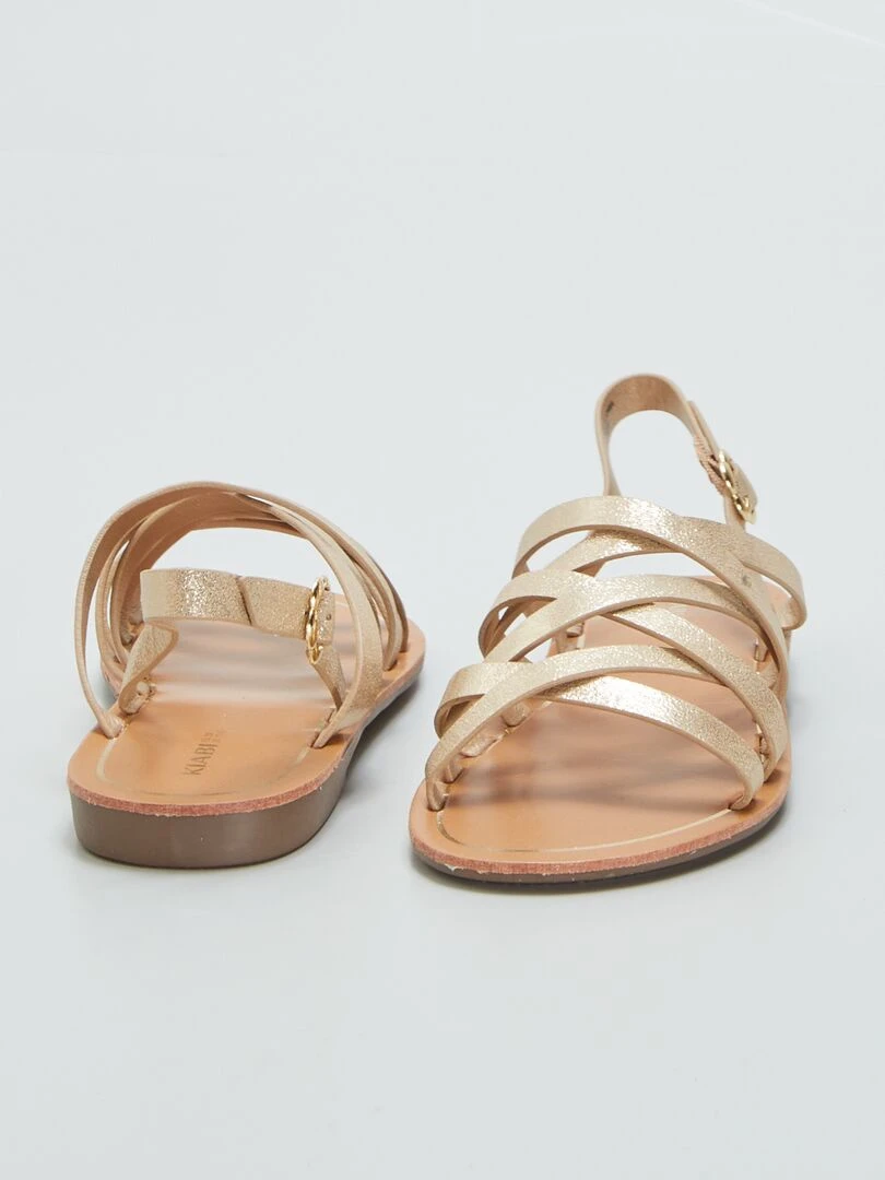 Sandales à brides   JAUNE