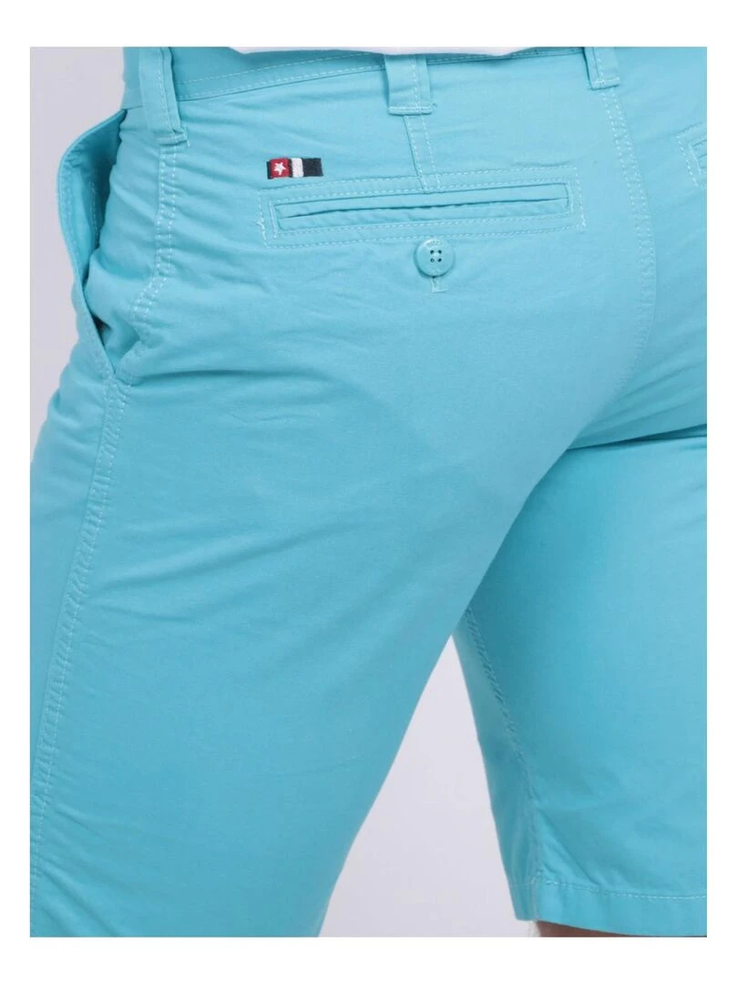 Bermuda chino BAGOO   Bleu turquoise