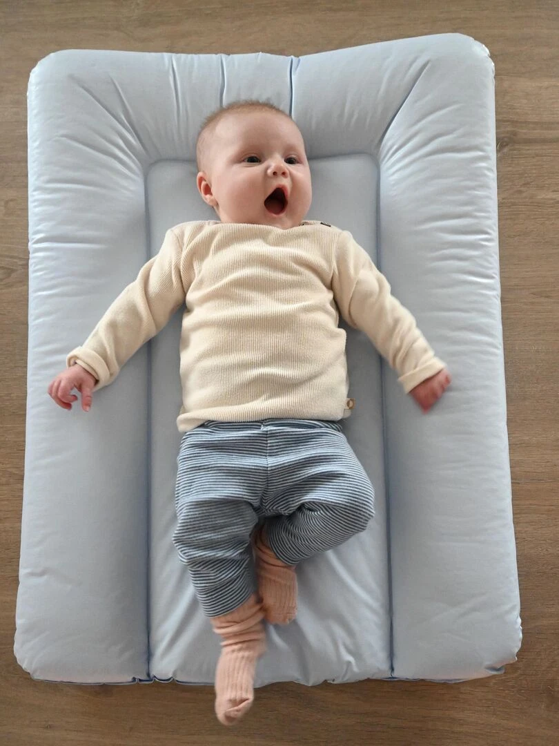 Steff Matelas à langer label de qualité OEKO TEX® STANDARD 100 (IW00027) Bleu