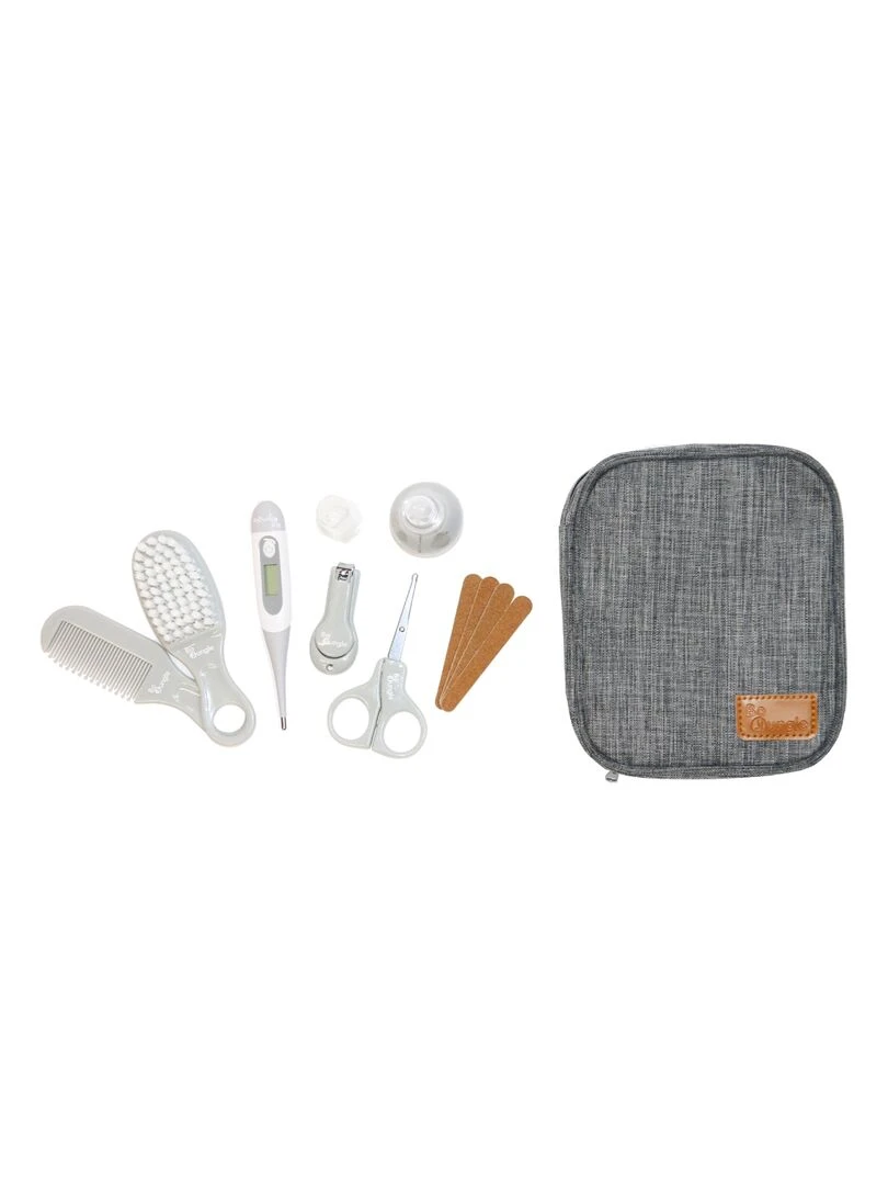 Trousse de soin classique (8 pièces)   Gris