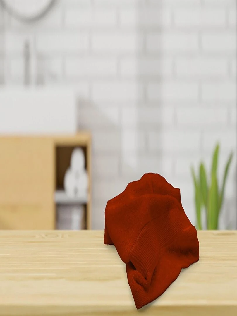 Serviette BAMBOU Rouge Rouge