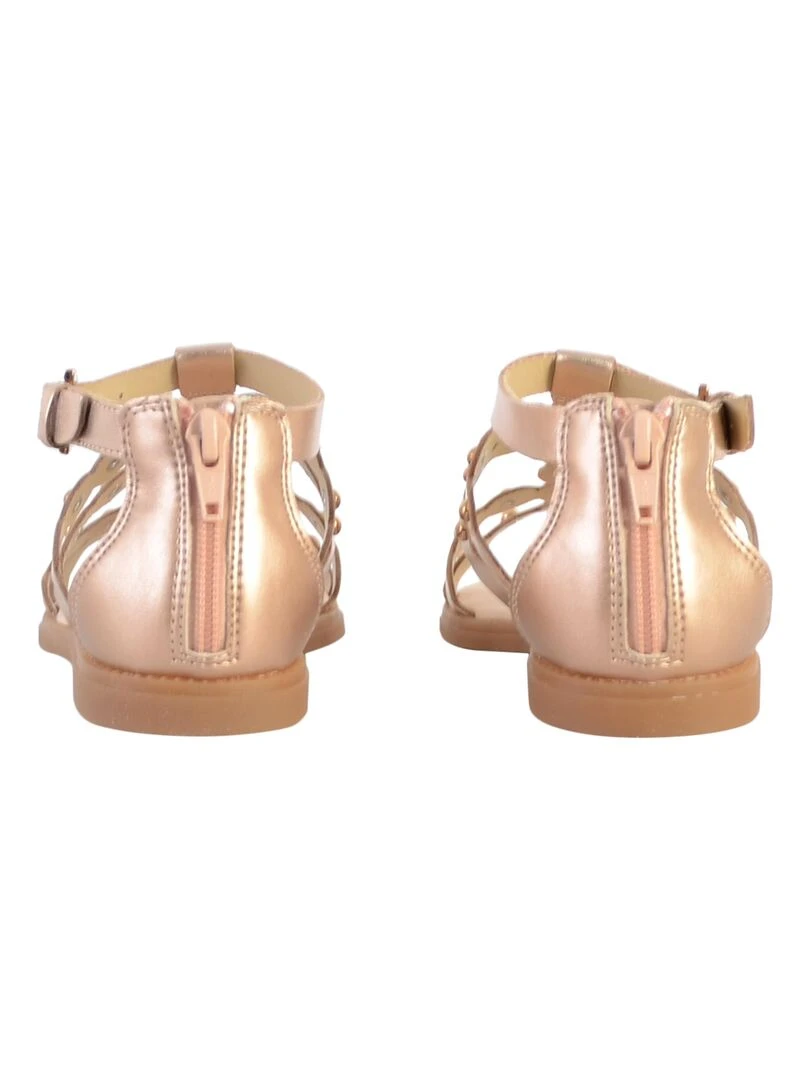 Sandale à Zip Plate Geox Enfant Karly   Beige