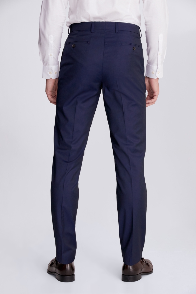 Tailored Fit Ink Stretch Trousers Buy Online at Moss