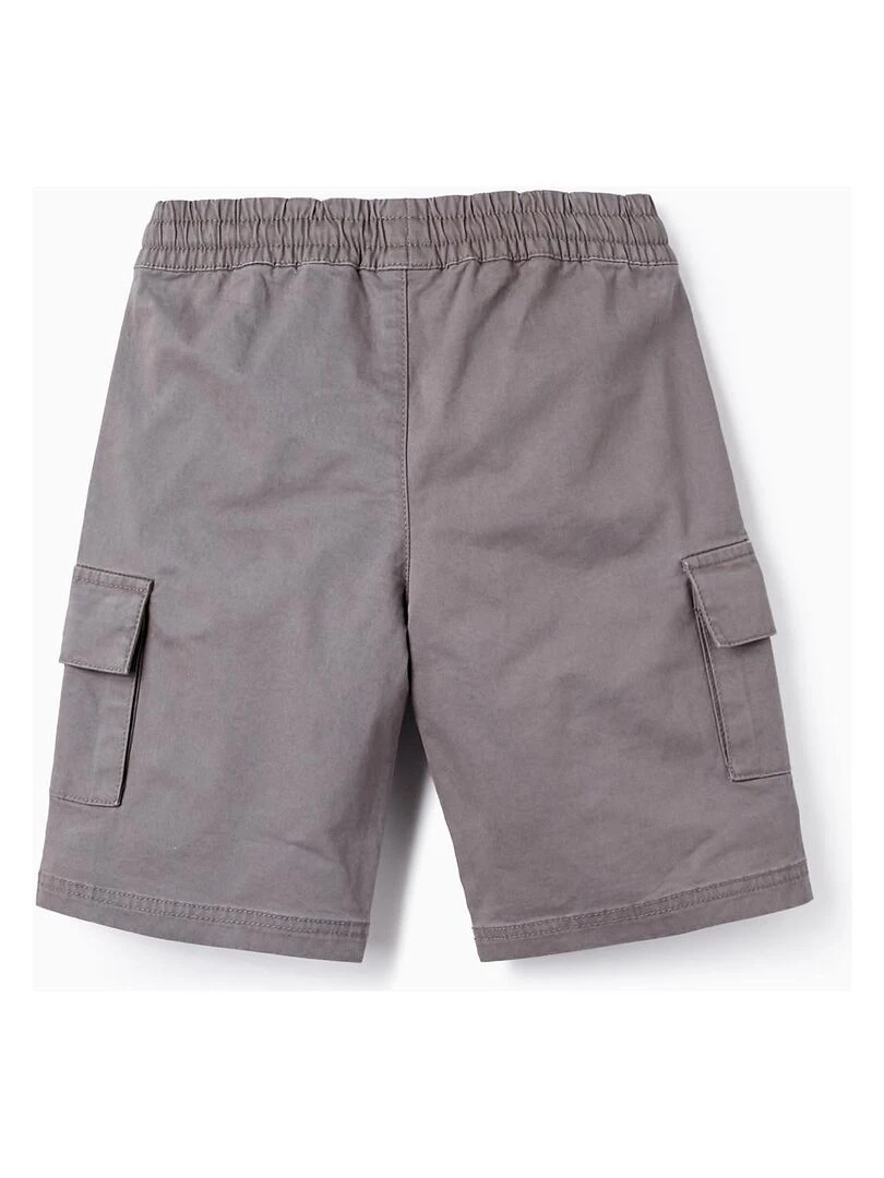 Short Cargo En Coton Pour Garçon CUBA Gris