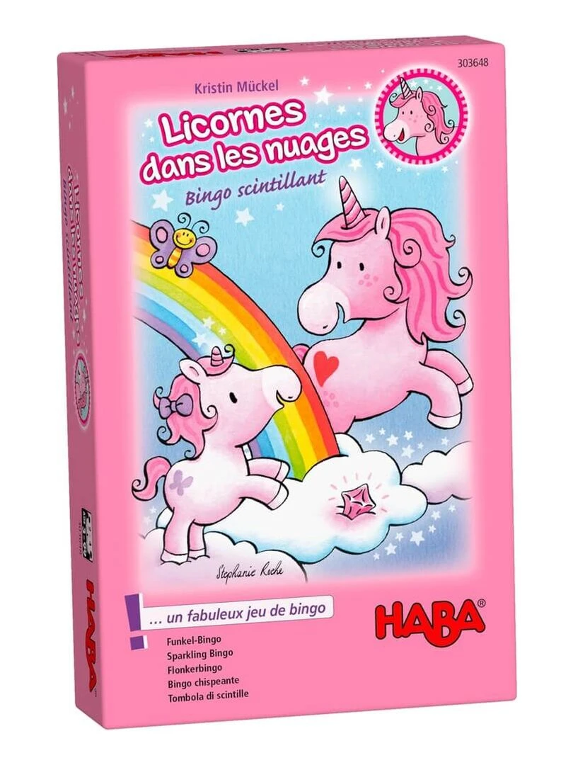 Bingo Scintillant Licornes Dans Les Nuages N/A