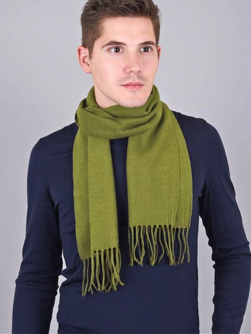 Echarpe Fely Fabriqué en France Vert pistache