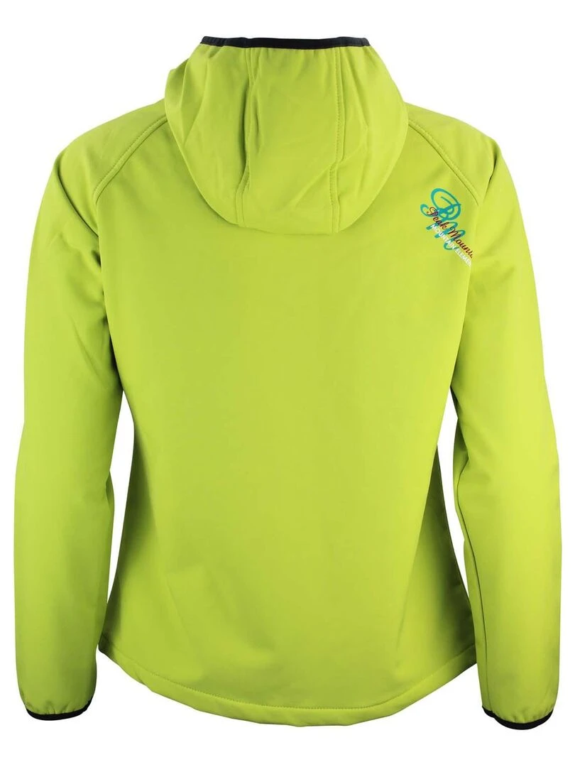 Blouson softshell femme ANSO PEAK MOUNTAIN Vert
