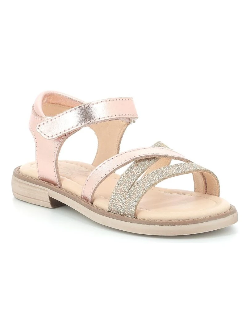 Sandales Cuir Tessia Rose