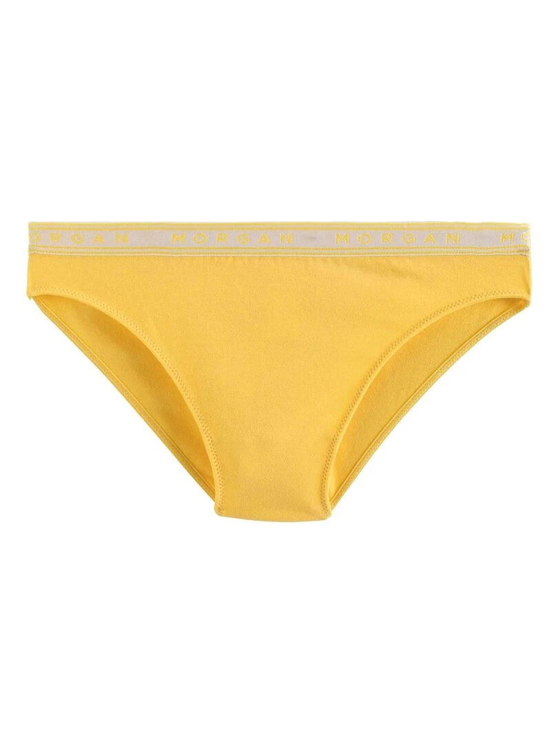 Lot de 2 slips PIA Morgan Bleu Jaune