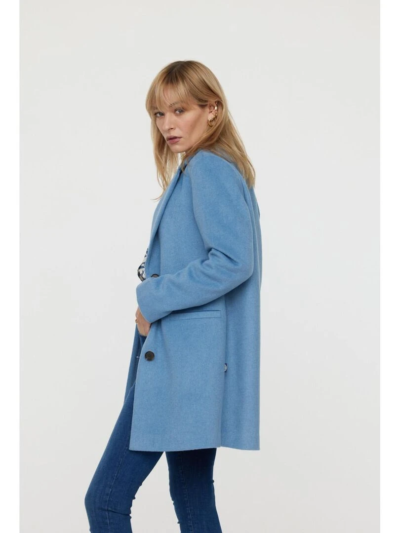 Lee Cooper   Manteau manches longues polyester regular FIDA   Gris Bleu