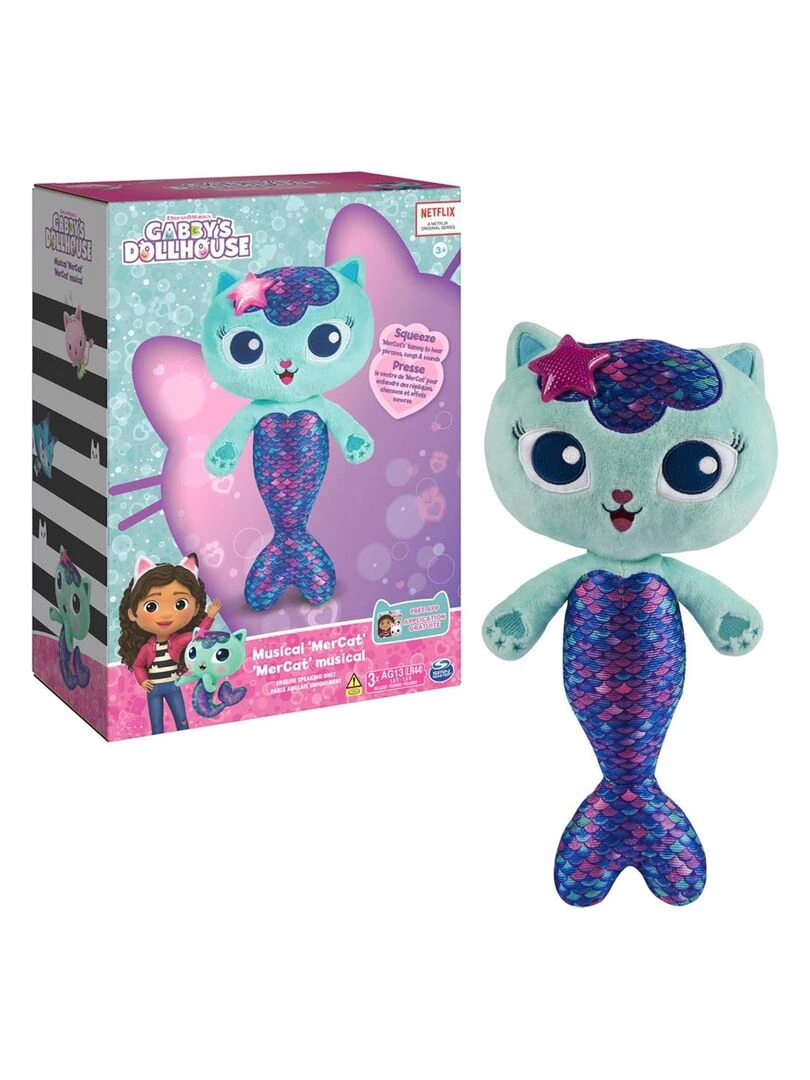 Chat de mer en peluche MerCat musicale N/A