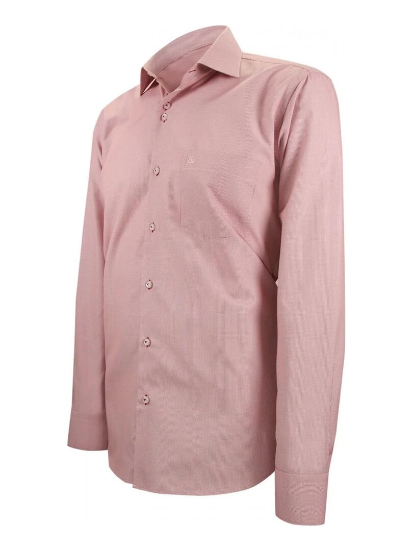 Chemise coupe droite vichy PIASTRA   Rouge