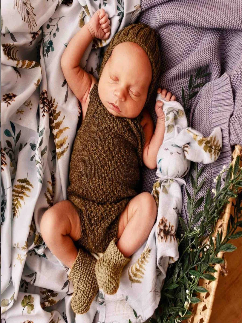 Maxi Lange Couverture  À Pompons En Bambou  Natura   N/A