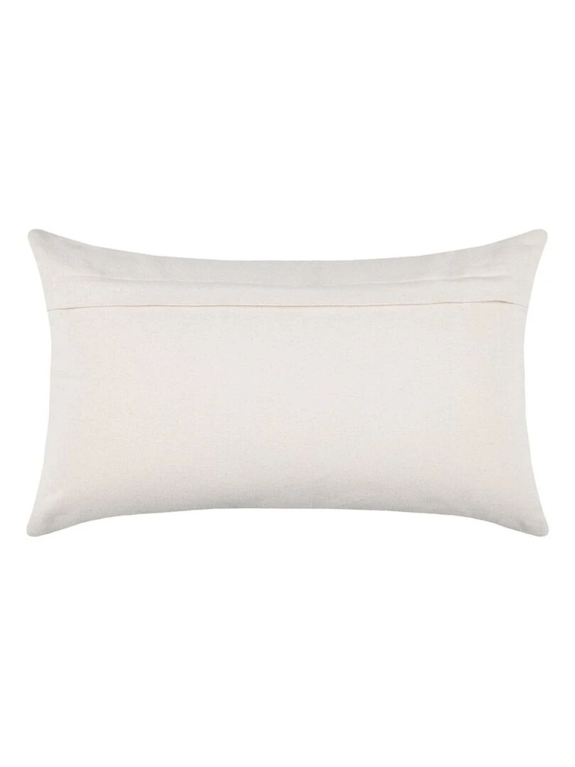 Coussin 30x50 cm Olya coton   Blanc