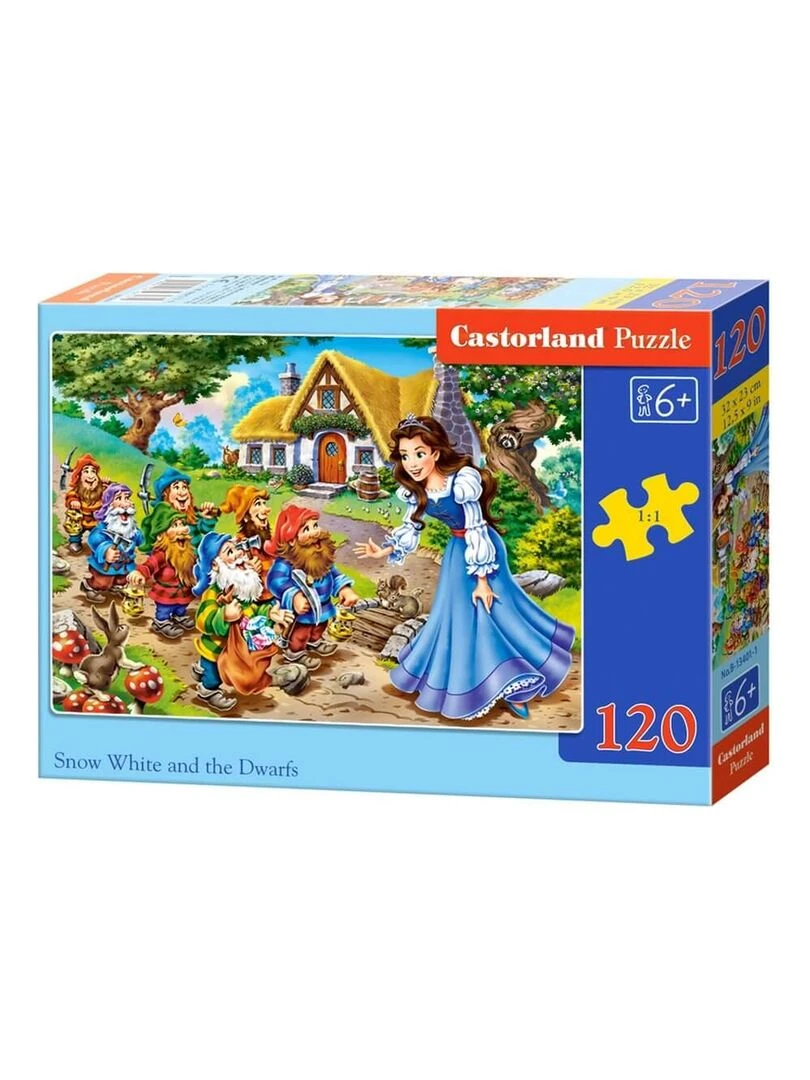 Puzzle 120 pièces : Blanche Neige et les Sept Nains N/A