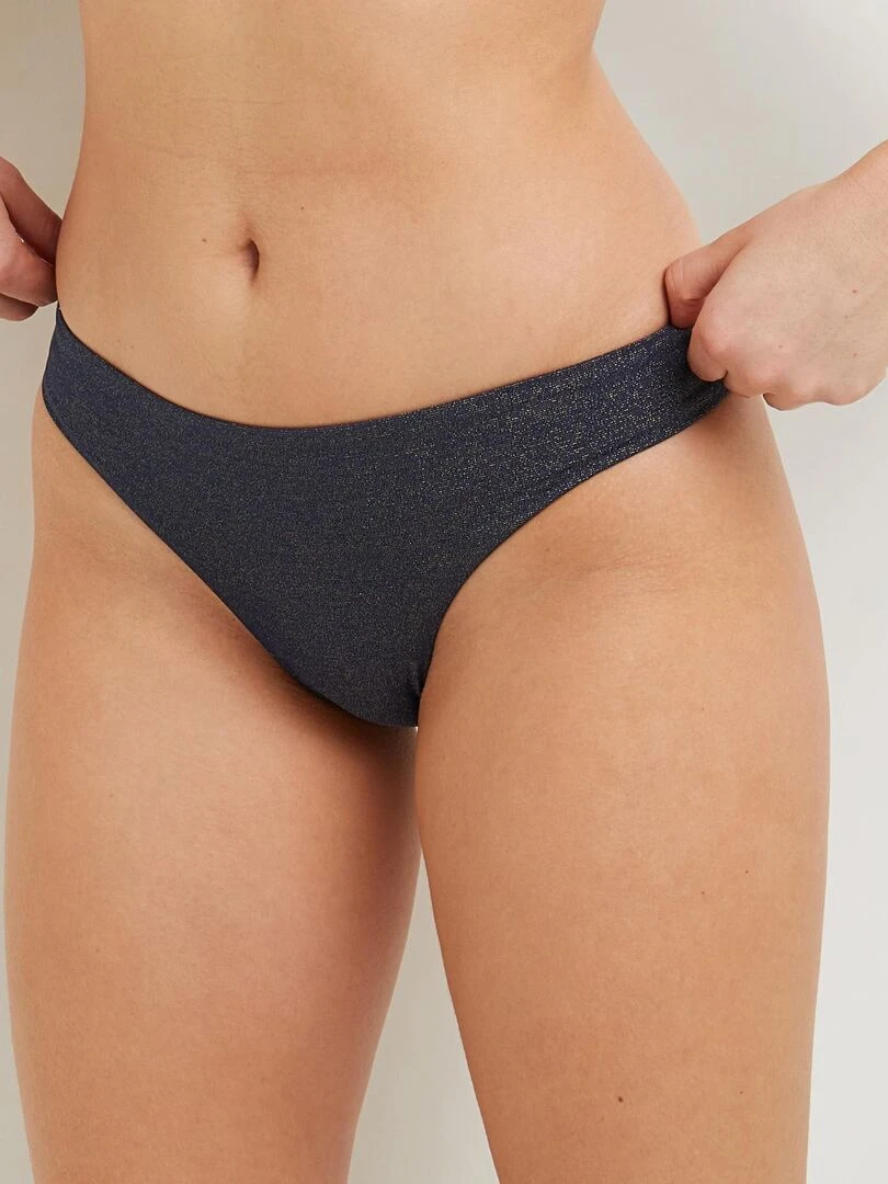 Maillot de bain slip midi Magie RougeGorge Lingerie Gris