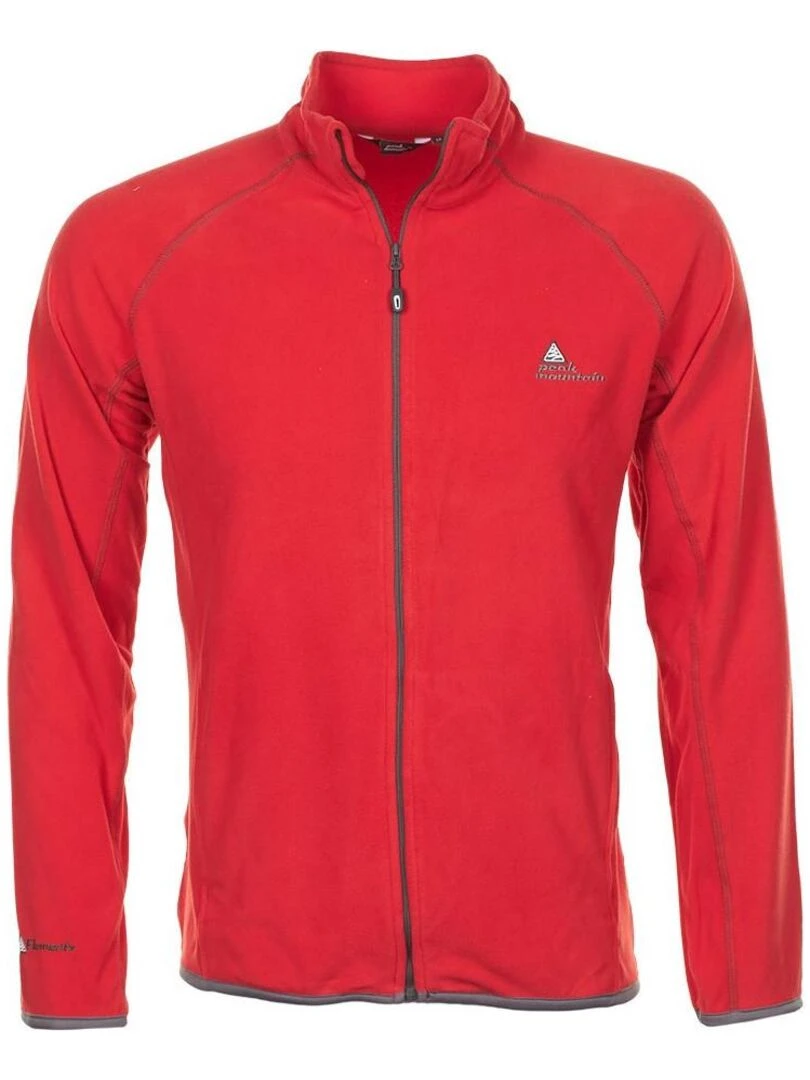Sweat polaire homme CAFONE PEAK MOUNTAIN Rouge