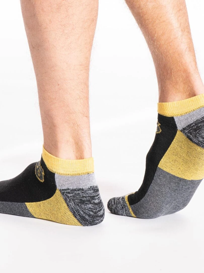 Chaussettes de travail basses renforcées  lot de 3 SOCKSN 'Rica Lewis'   Noir