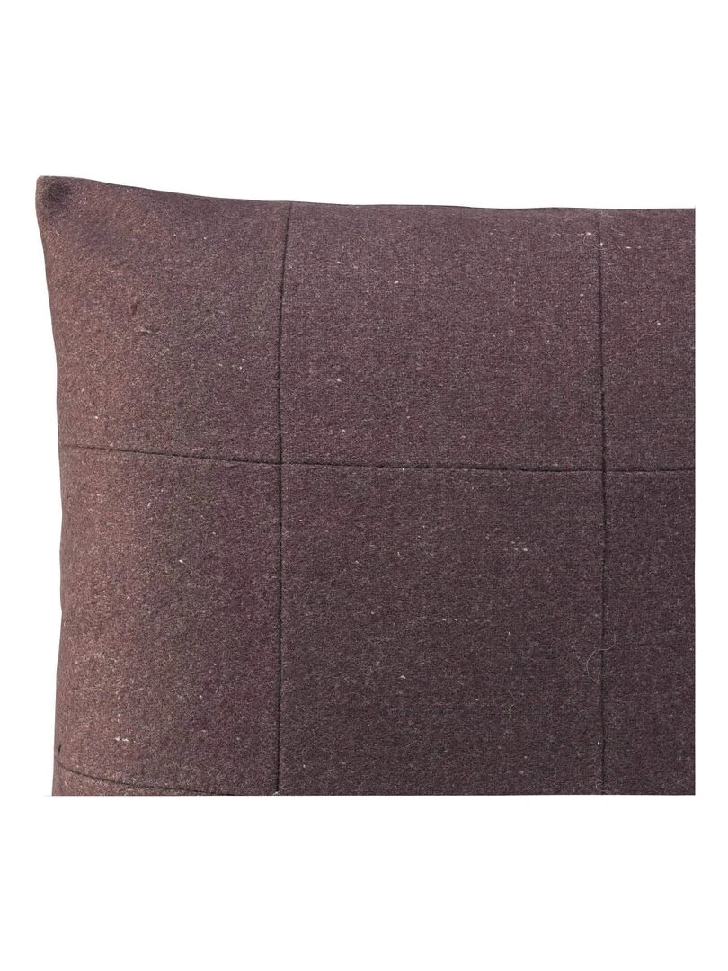 Housse de coussin décoratif Square felt "Happyfriday" Bordeaux