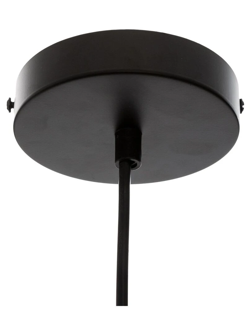 Suspension en métal filaire Noir