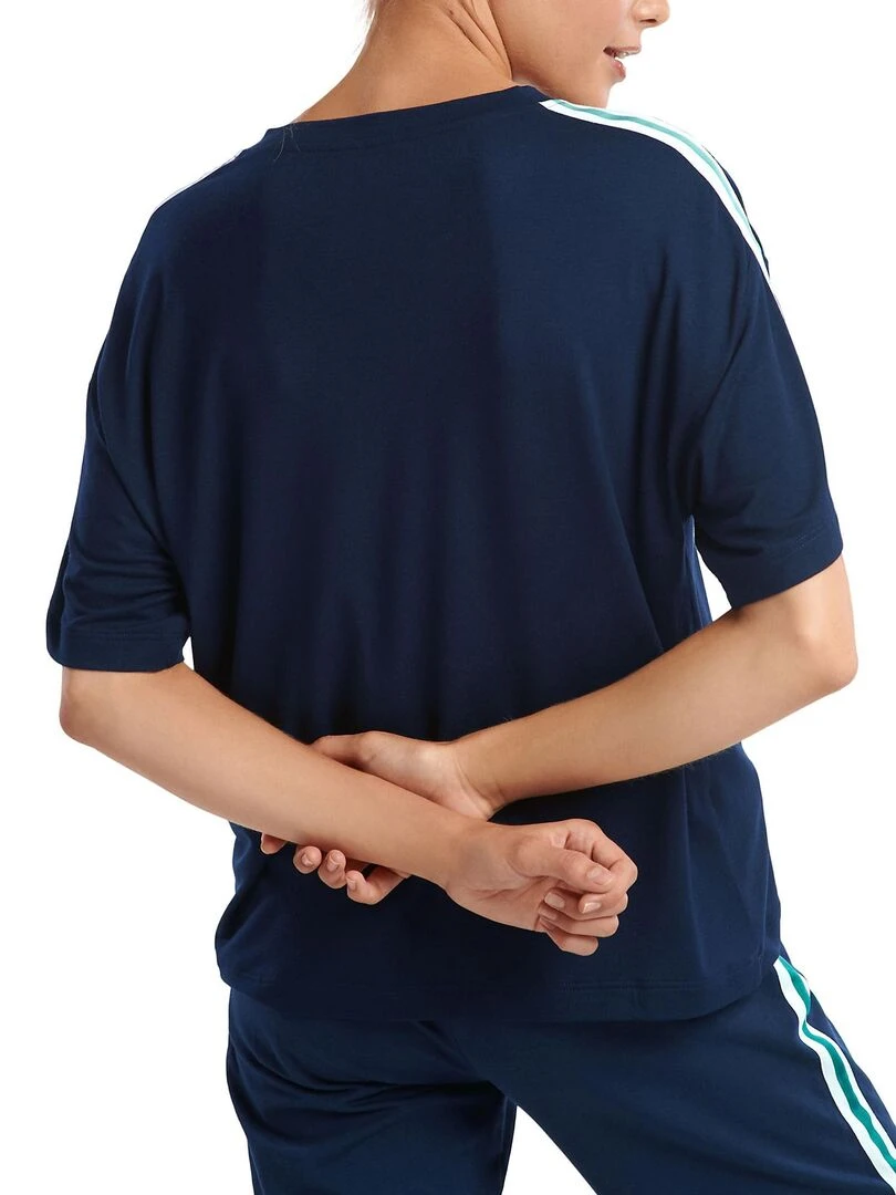 T shirt manches courtes Retromania Bleu