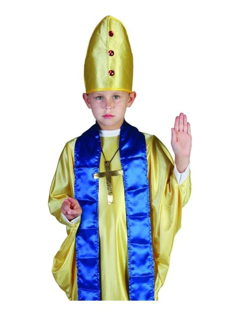 Déguisement Evêque enfant Doré/or