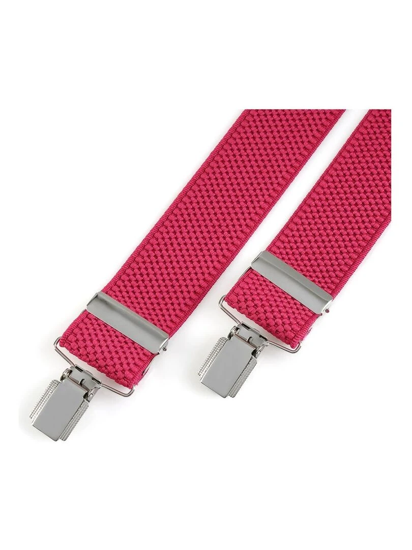 Bretelles Rudy Fabriqué en Europe Rose fushia