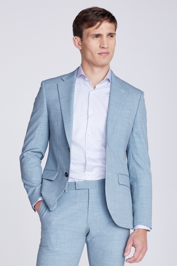 Italian Slim Fit Grey Check Jacket    Buy Online at Moss