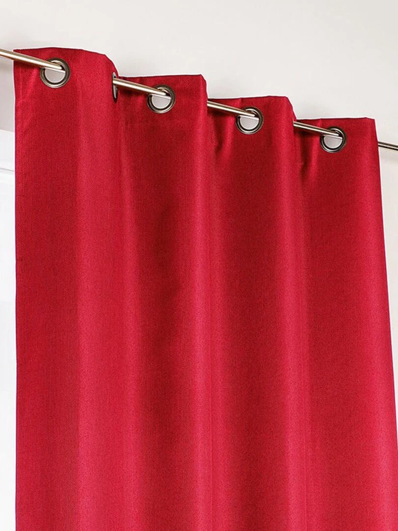 Rideau d'ameublement 100% occultant Rouge