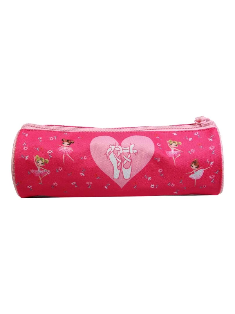 BAGTROTTER Trousse scolaire ronde Phileas Danseuses Rose   Rose