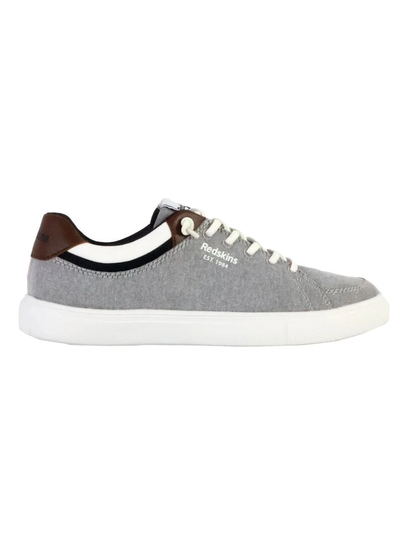 Basket Cuir Redskins Andali Gris