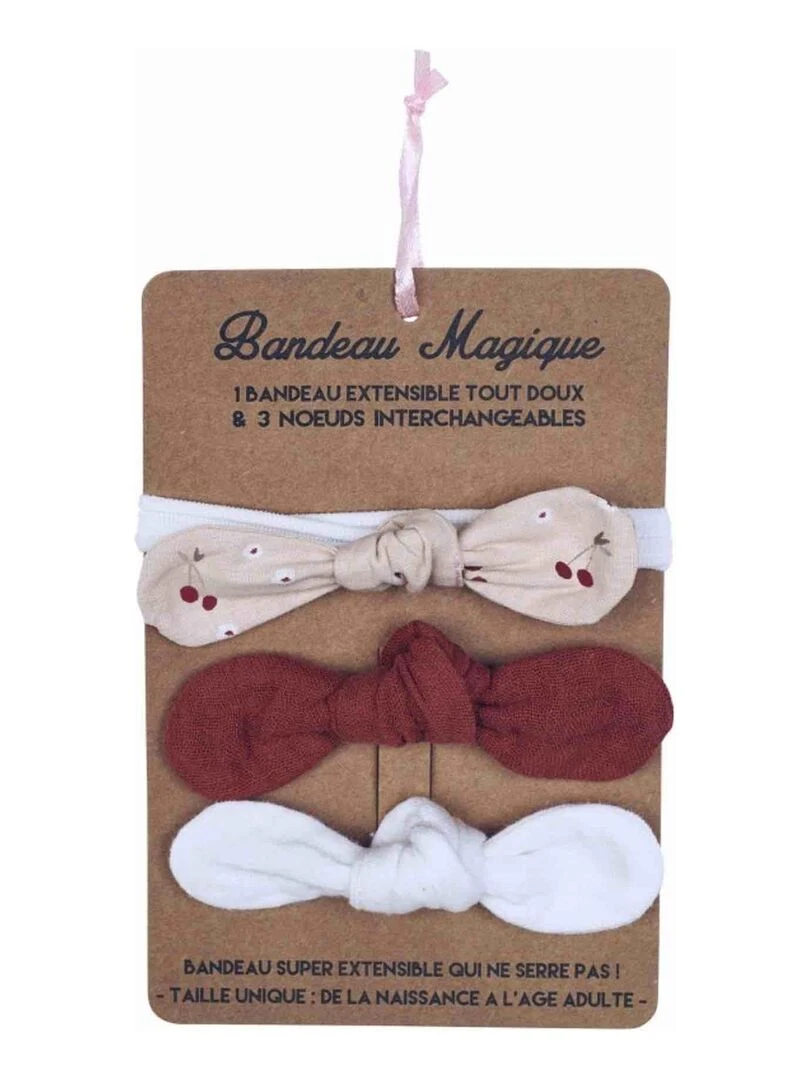 Bandeau cheveux enfant barrettes Printemps Multicolore