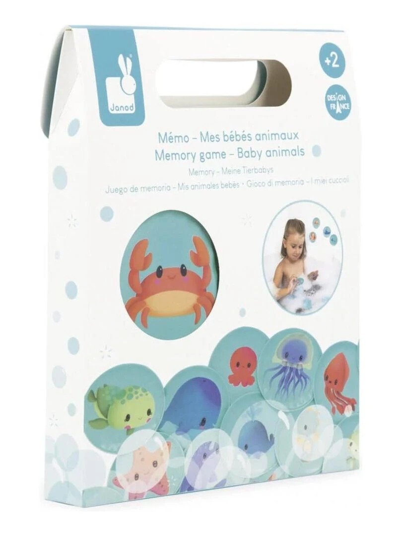 Memory Mes Bebes Animaux Janod Multicolore