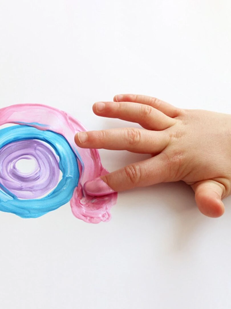 Peinture au doigt 6 couleurs métallisées   N/A