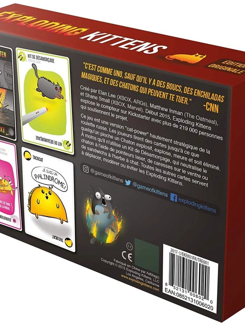 Exploding Kittens Jeux De Societe N/A