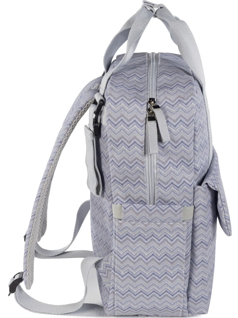 Sac à dos à langer Zigzag   Violet