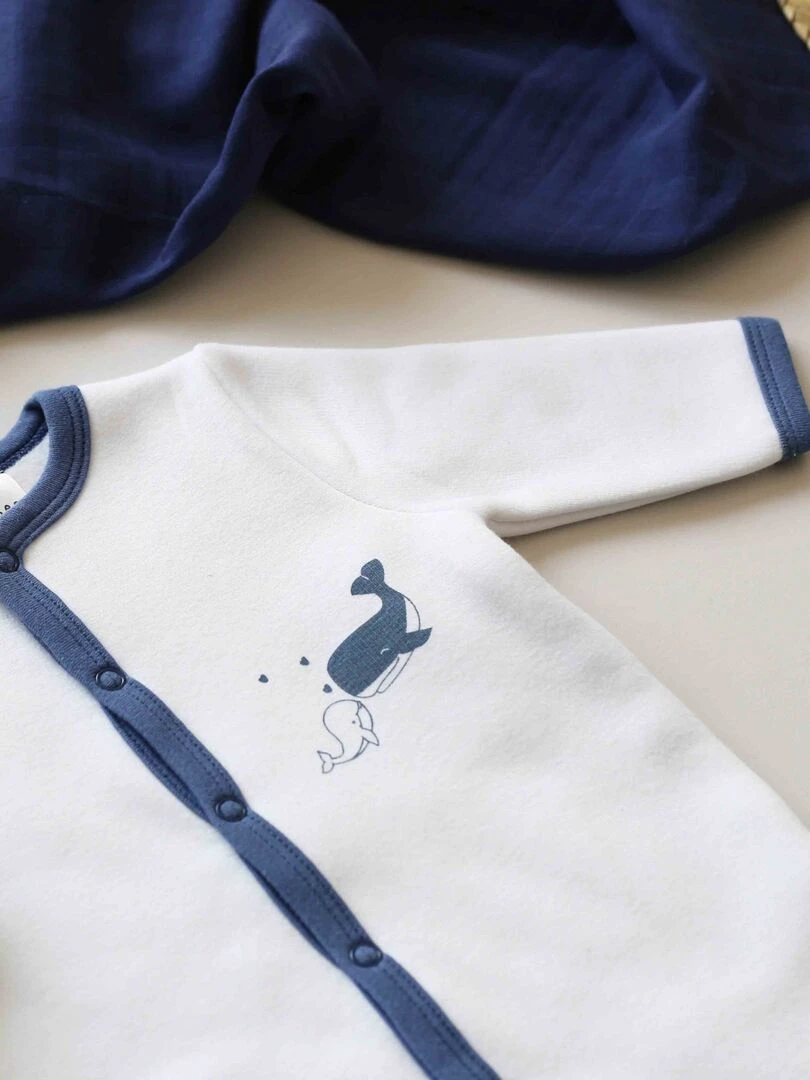 Pyjama Bébé Kinousses   Blanc