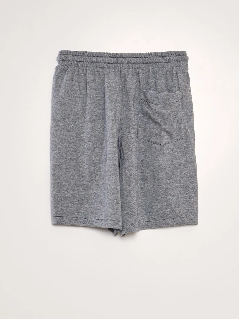 Lot de 2 shorts en jersey   Gris