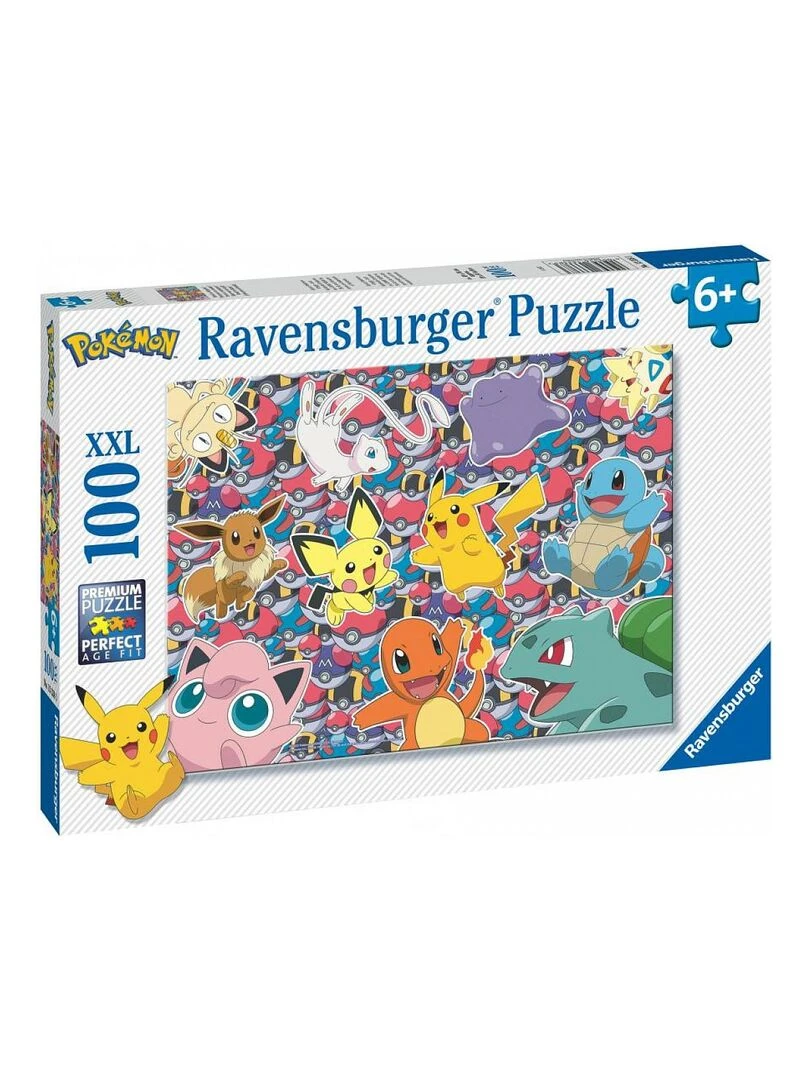 Puzzle 100p xxl prêt pour la bataille ! / pokémon N/A