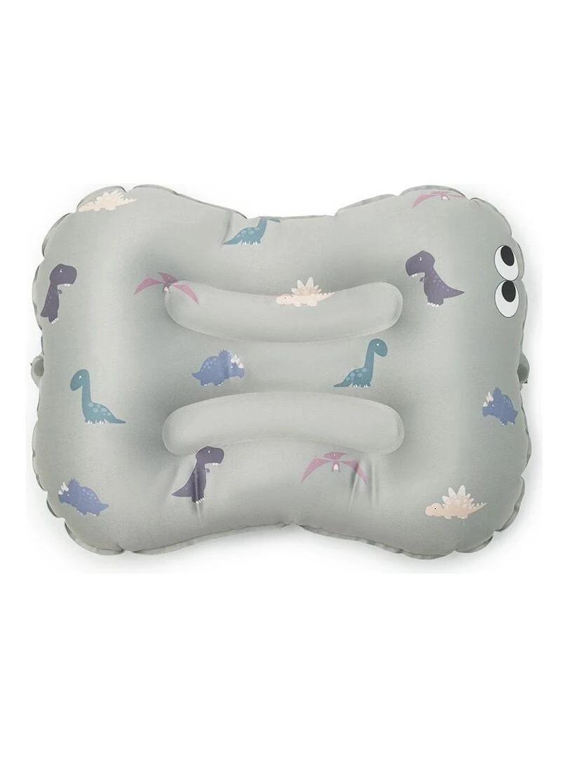 Coussin de chaise enfant gonflable DINO Gris Blanc Noir