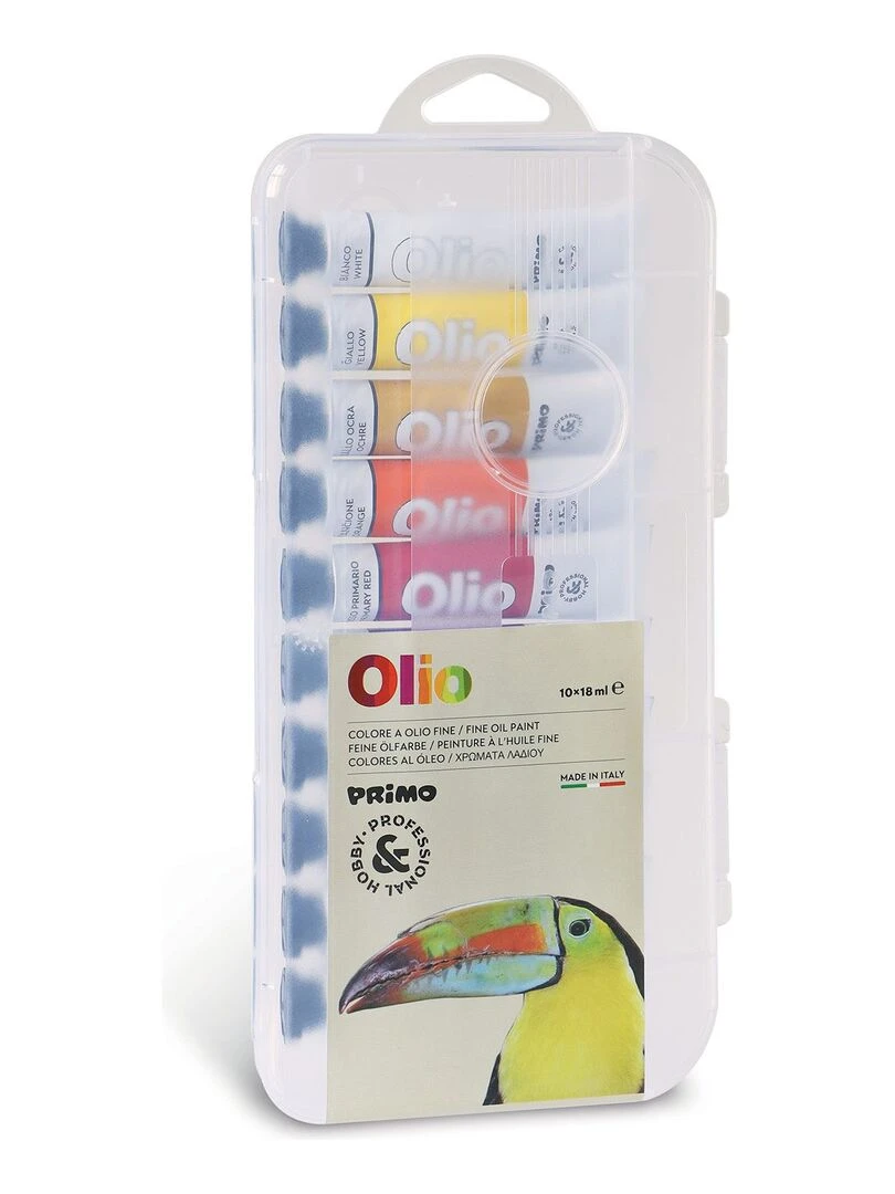 10 tubes de peinture à l'huile 18 ml   N/A