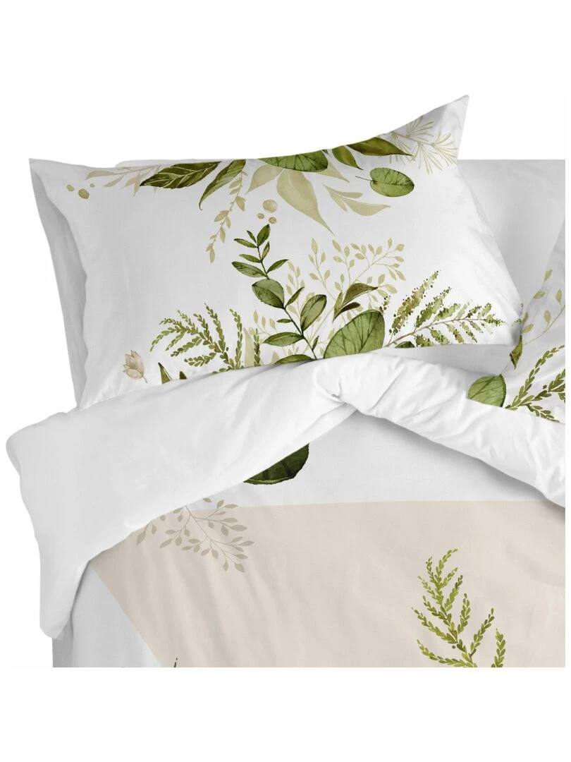 Taie d'oreiller Herbal "Happyfriday"   Blanc